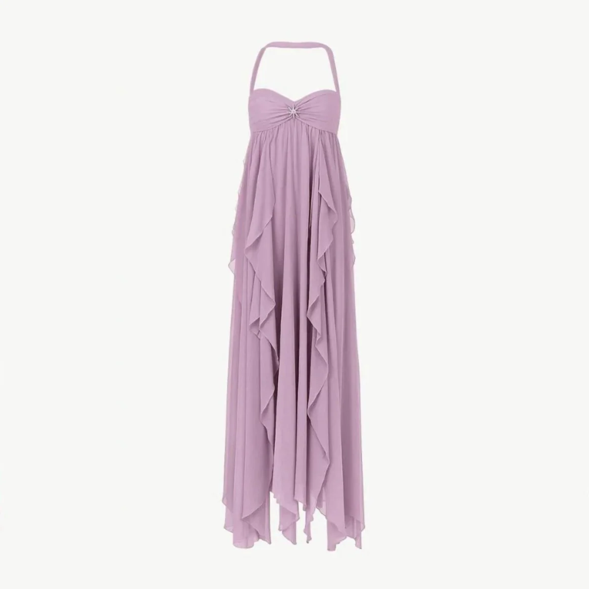 Aurelia | Damen Rückenfreies Maxikleid Volants – Rückenfrei Maxi Volant 2026 - Image 2
