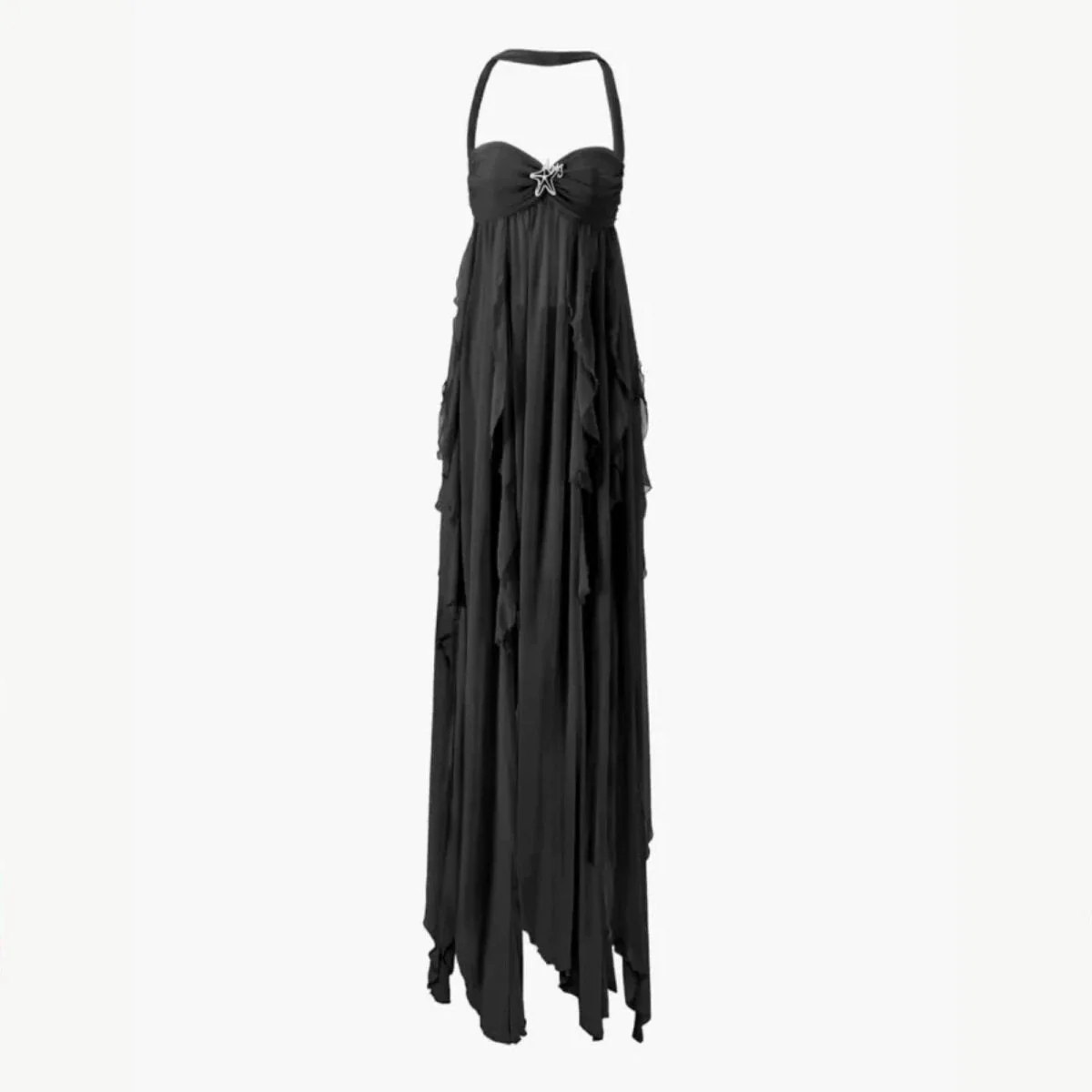 Aurelia | Damen Rückenfreies Maxikleid Volants – Rückenfrei Maxi Volant 2026 - Image 5