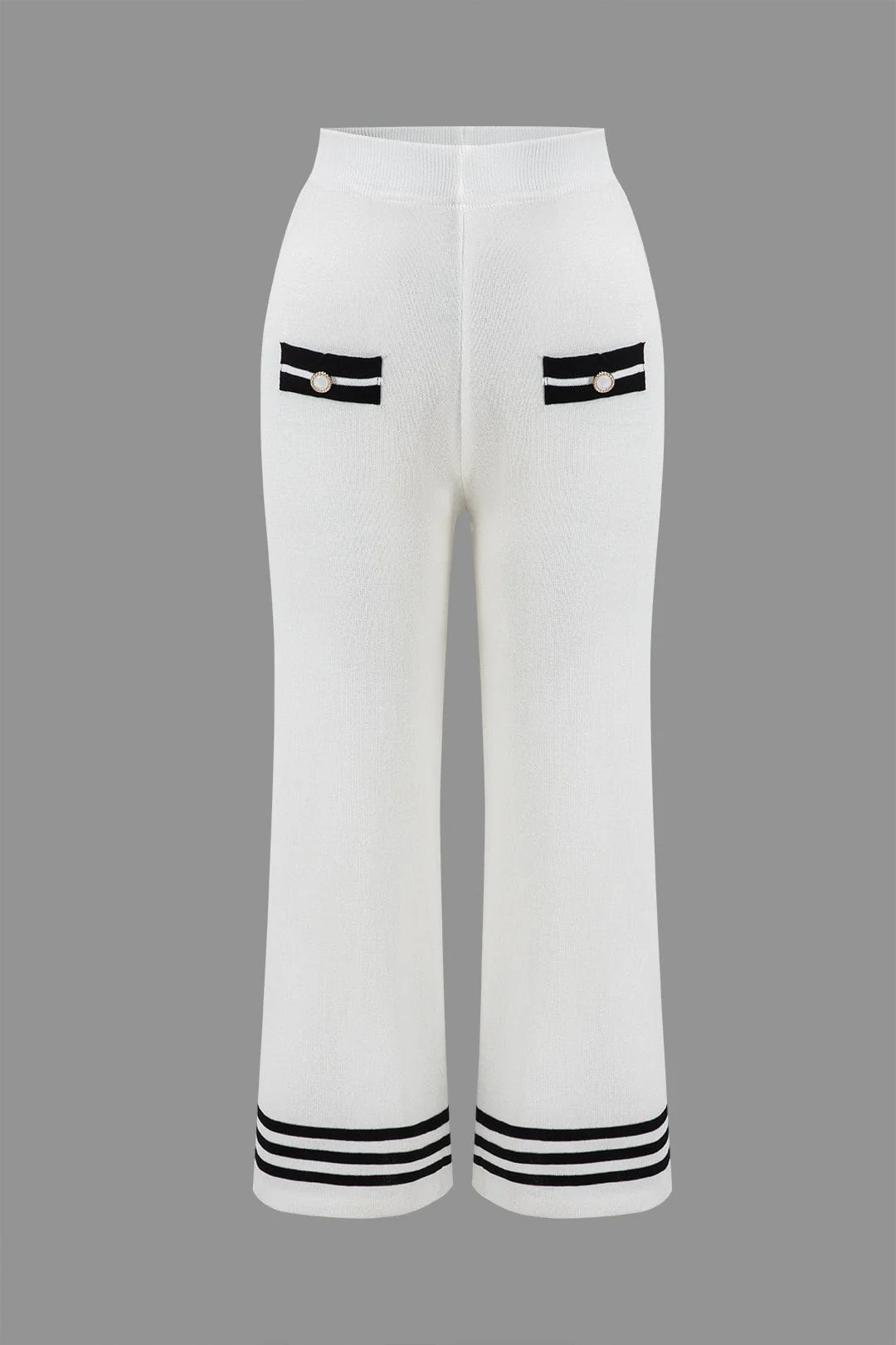 Ariella | Stilvolles Strick-Zweiteiler-Set mit Cropped-Cardigan & Weitbein-Hose - Image 9