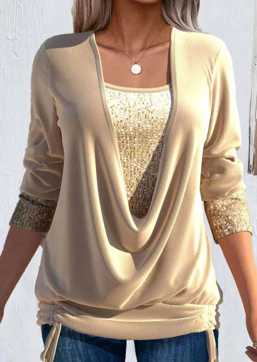 Ariellea - Soft-Touch-Bluse mit Drapierung