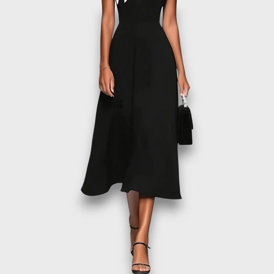 Arlisse – Midi-Kleid mit quadratischem Ausschnitt - Image 2