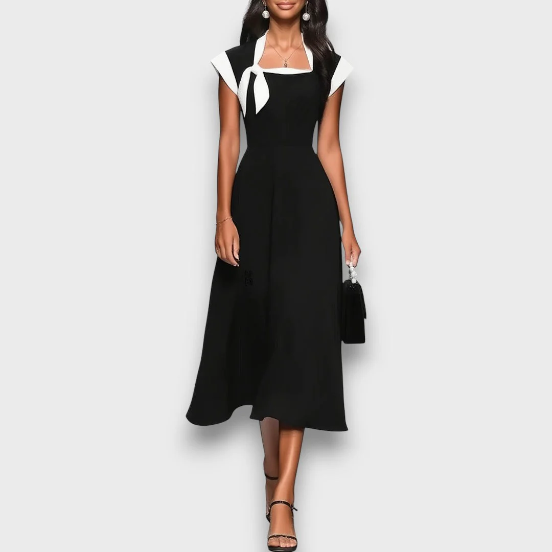 Arlisse – Midi-Kleid mit quadratischem Ausschnitt - Image 4