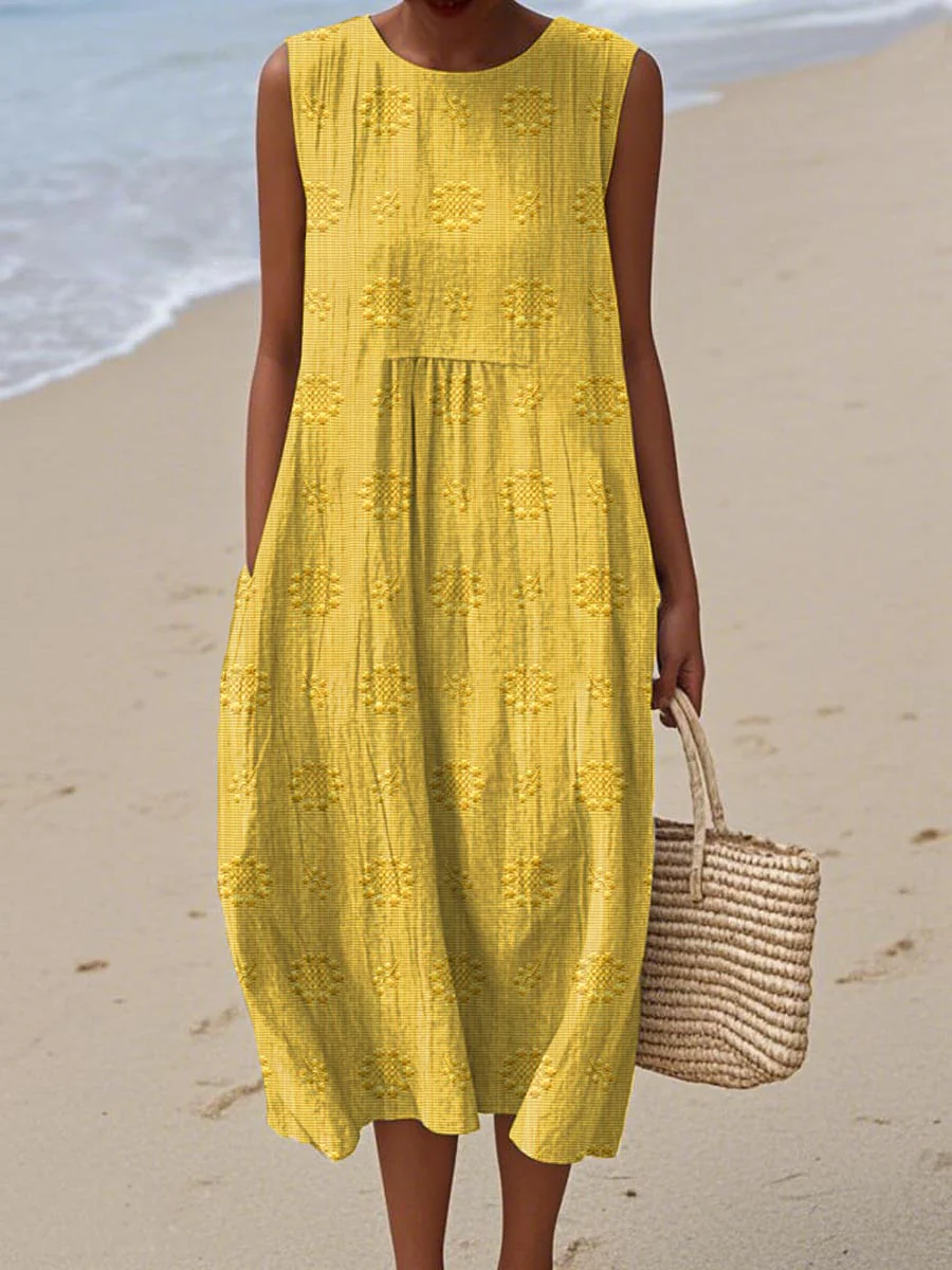 Ärmelloses Kleid mit Taschen - Image 3