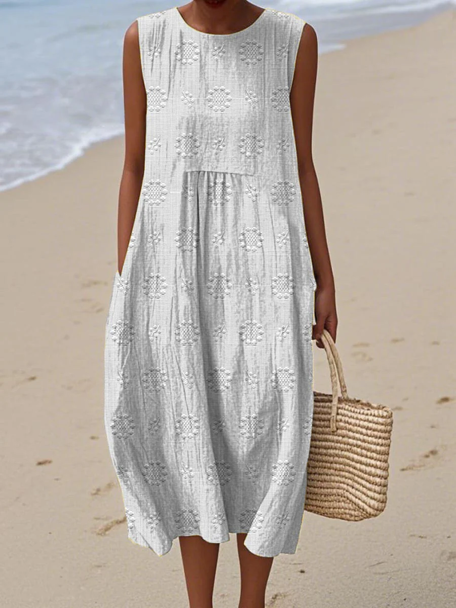 Ärmelloses Kleid mit Taschen - Image 4