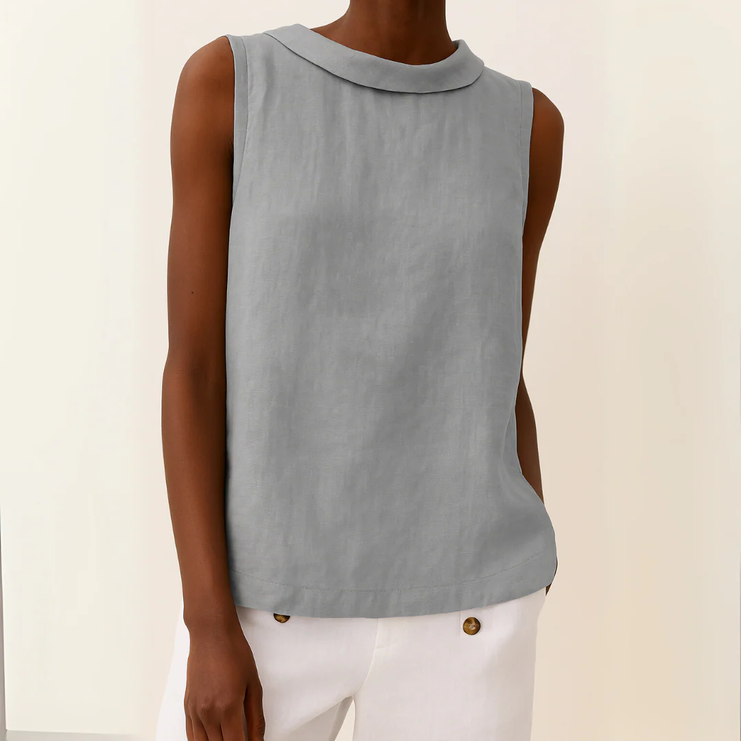 Ärmelloses Oberteil für Damen mit Rollkragen – Elegantes Sommer-Basic für jeden Anlass - Image 4