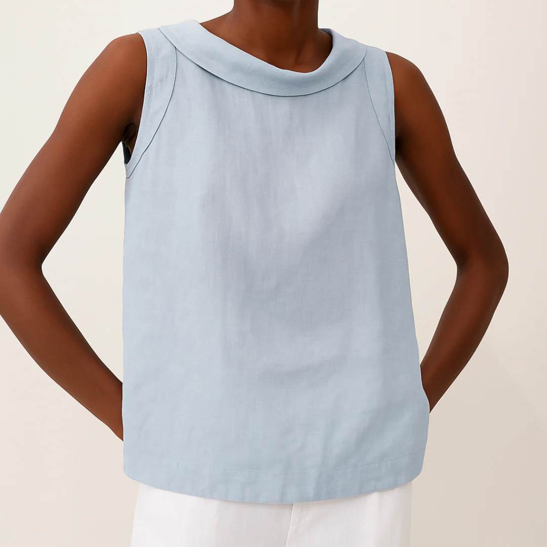 Ärmelloses Oberteil für Damen mit Rollkragen – Elegantes Sommer-Basic für jeden Anlass - Image 6