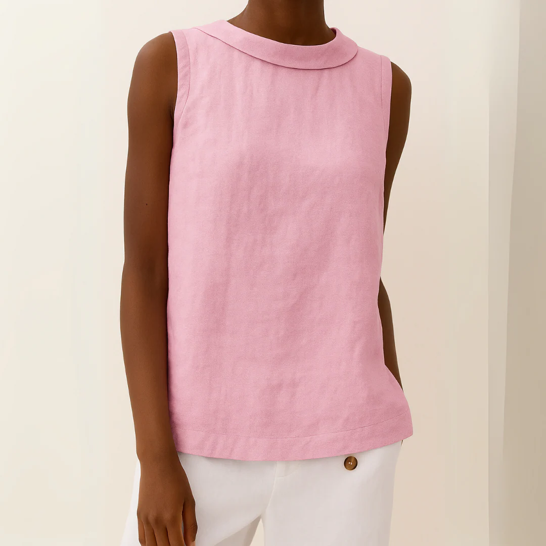 Franziska | Damen Ärmelloses Rollkragen Oberteil Locker – Top Rollkragen Ärmellos 2026 - Image 7