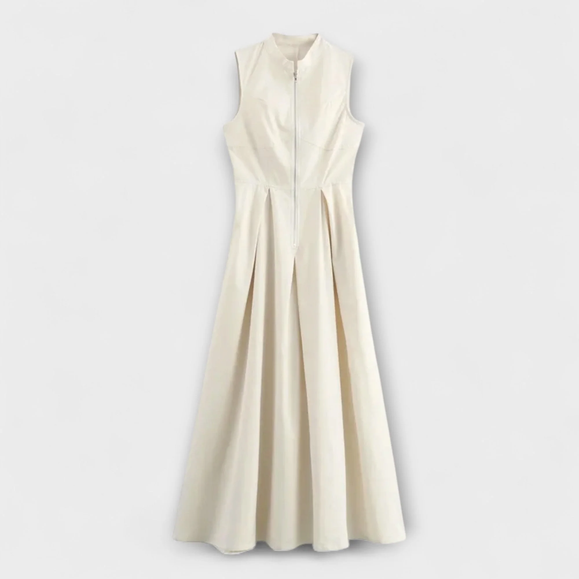 Ärmelloses Plissiertes Midikleid im Bodycon-Stil - Image 7