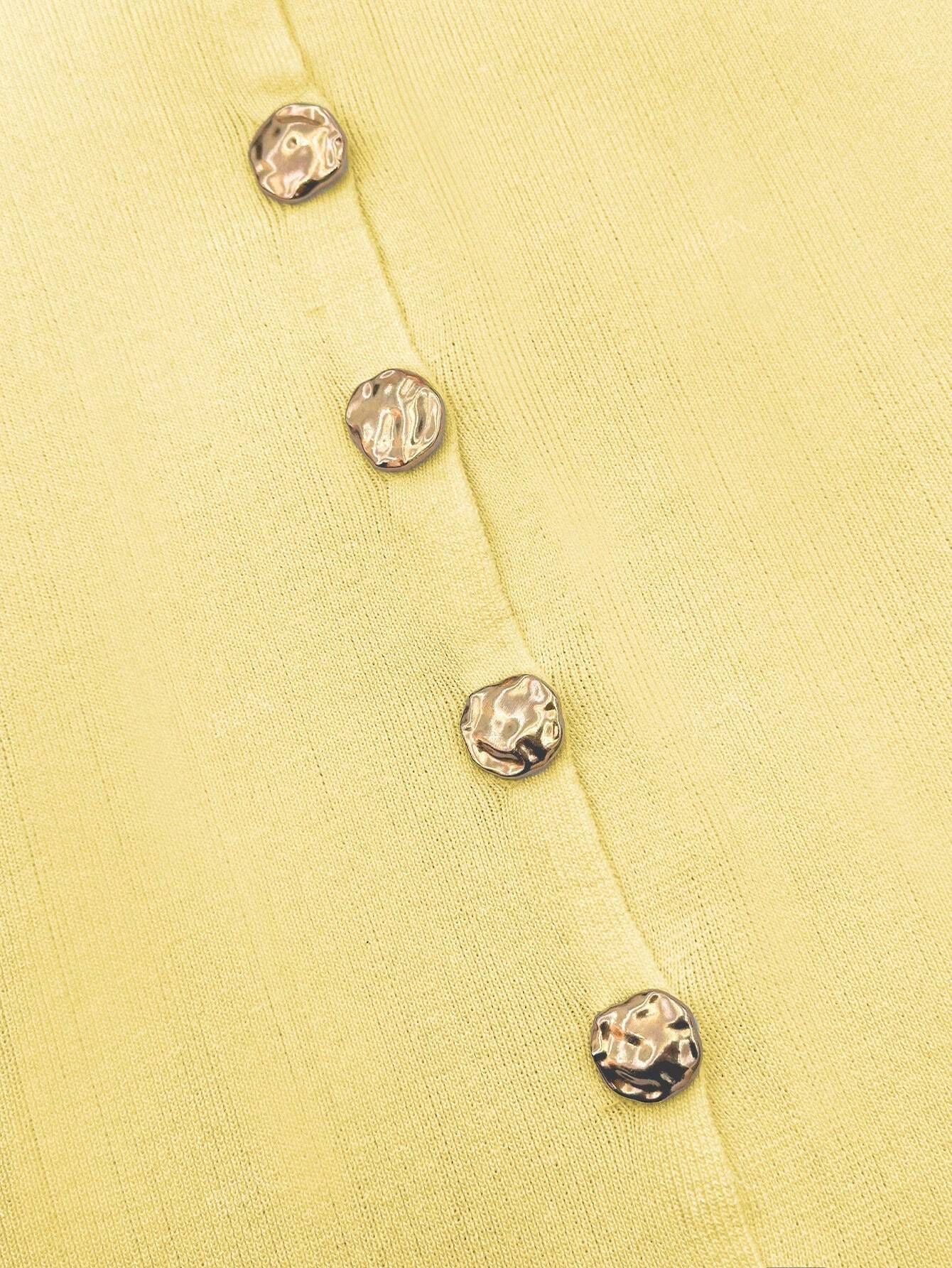 Ärmelloses Tailor-Weste mit Knöpfen – Feminin, Edel & Vielseitig - Image 4
