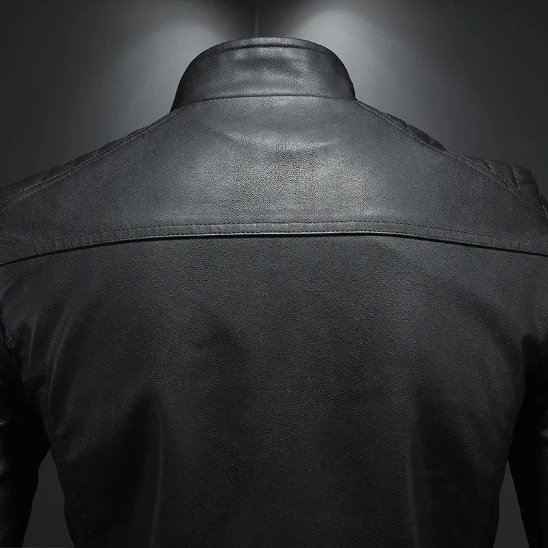 Armin® | Stehkragen Lederjacke - Image 3