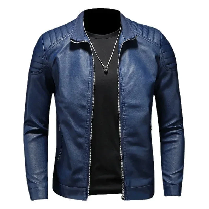 Armin® | Stehkragen Lederjacke - Image 5