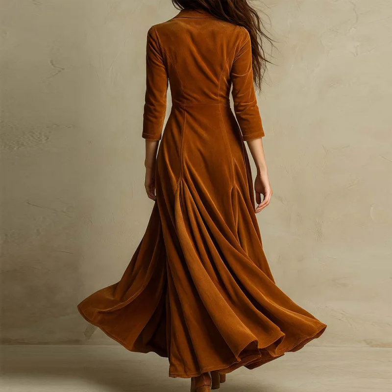 Arvela - Soft-Touch-Maxikleid - Image 2