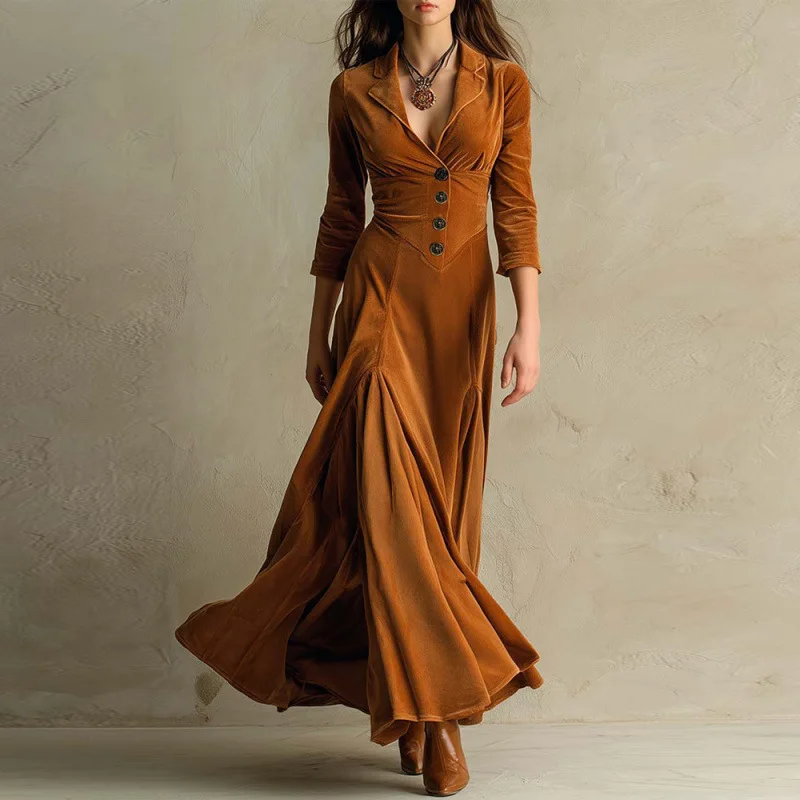 Arvela - Soft-Touch-Maxikleid - Image 5
