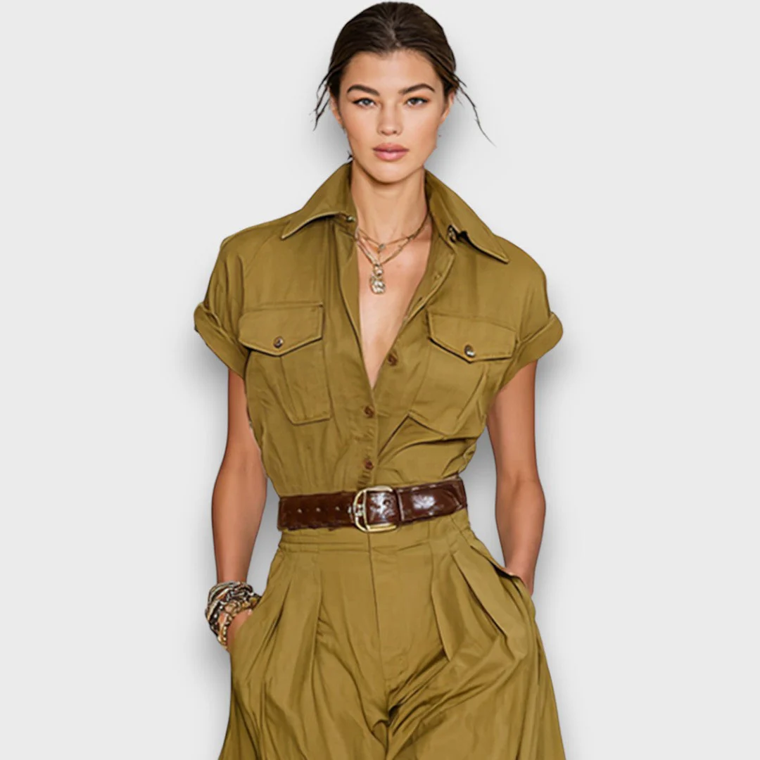 Arvella – Maxi-Hemdkleid aus Baumwoll-Mix - Image 2