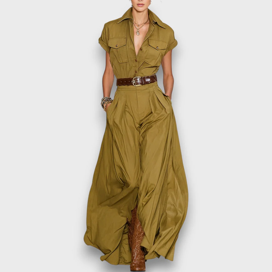 Arvella – Maxi-Hemdkleid aus Baumwoll-Mix - Image 4