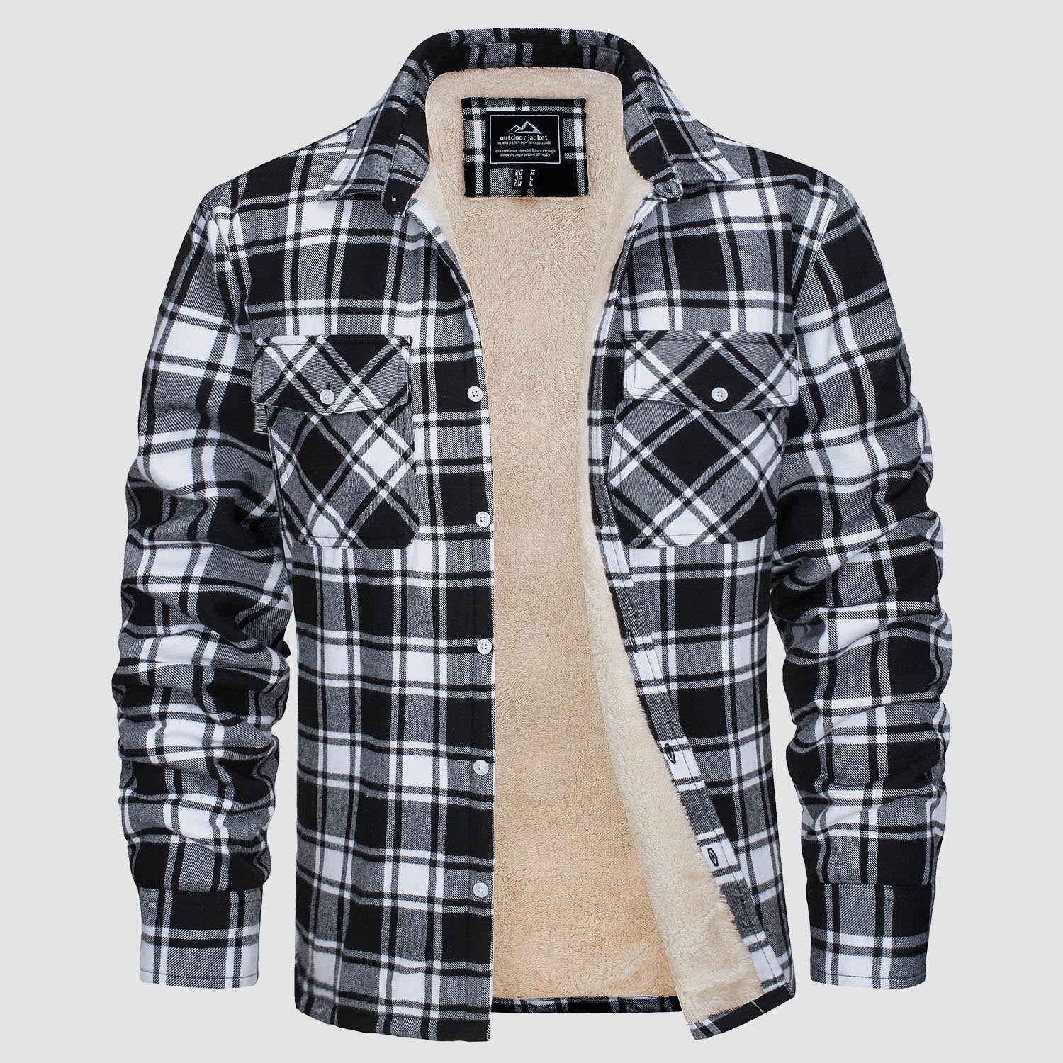 ARVI GEFÜTTERTES KAROHEMD JACKE - Image 11