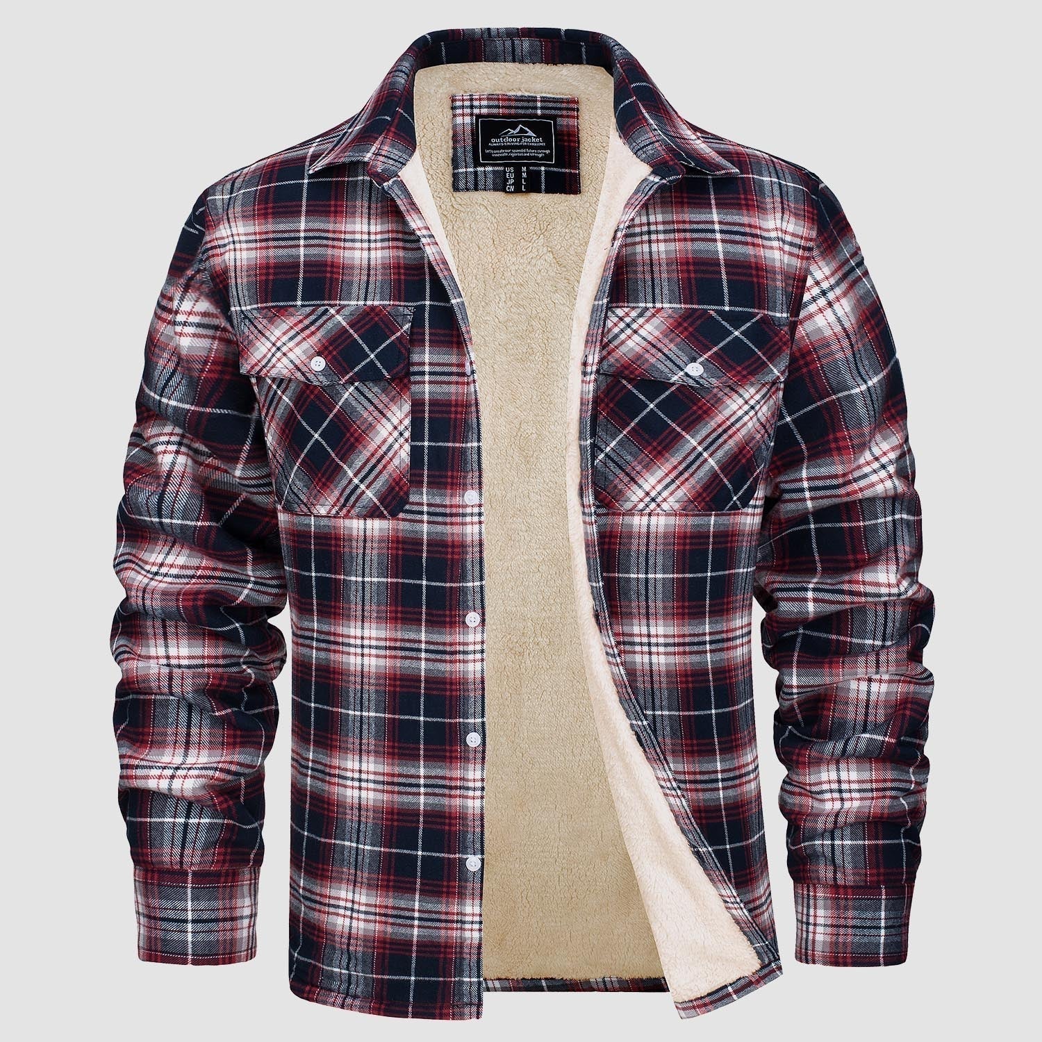 ARVI GEFÜTTERTES KAROHEMD JACKE - Image 12