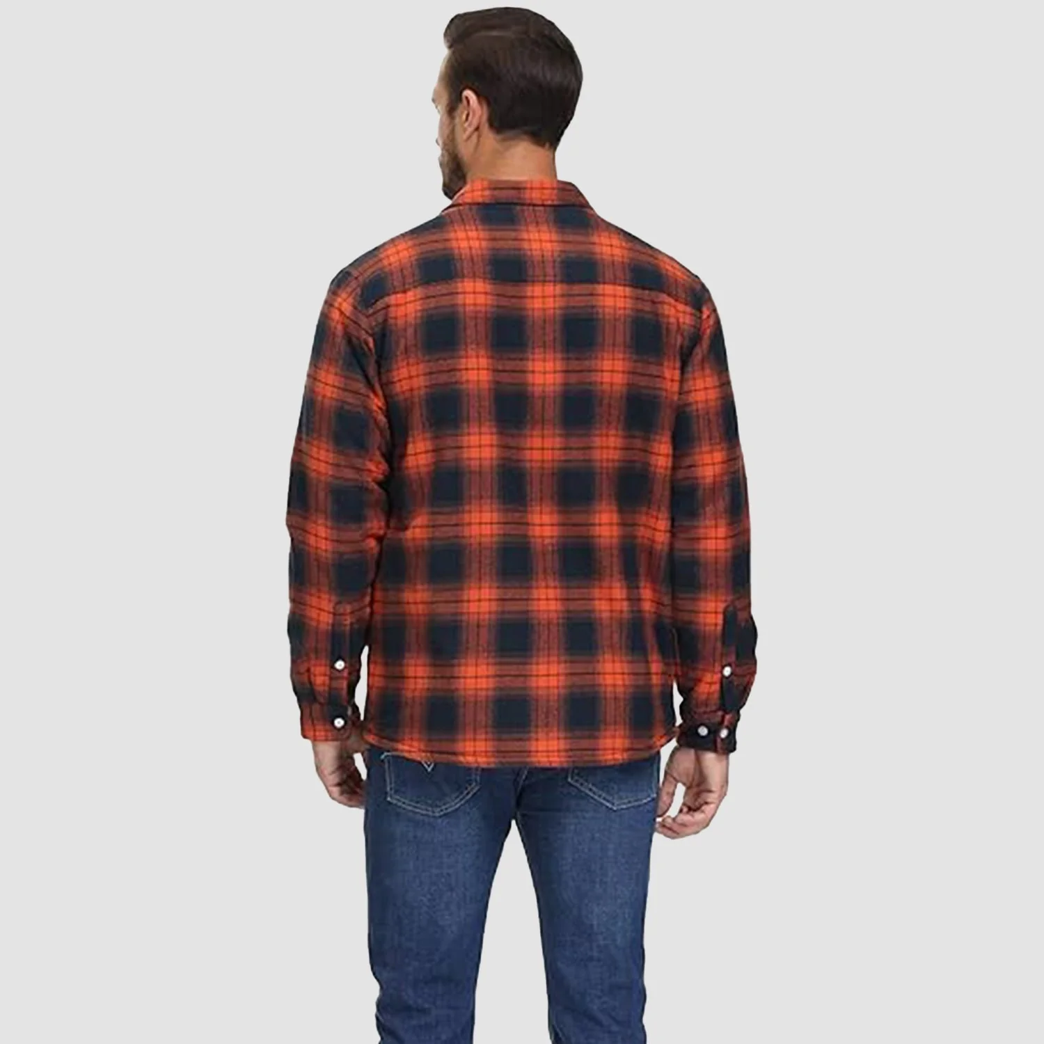 ARVI GEFÜTTERTES KAROHEMD JACKE - Image 2