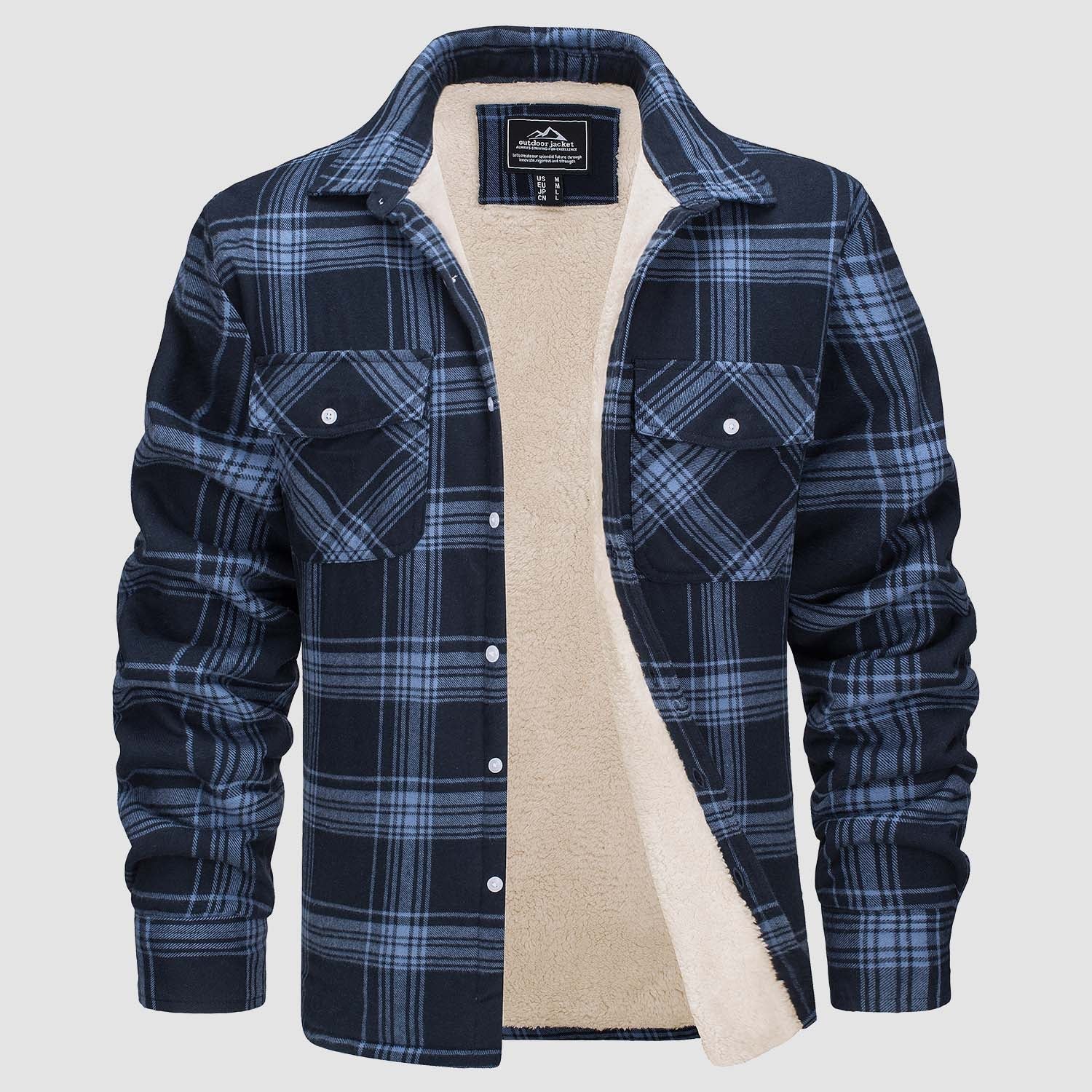 ARVI GEFÜTTERTES KAROHEMD JACKE - Image 3