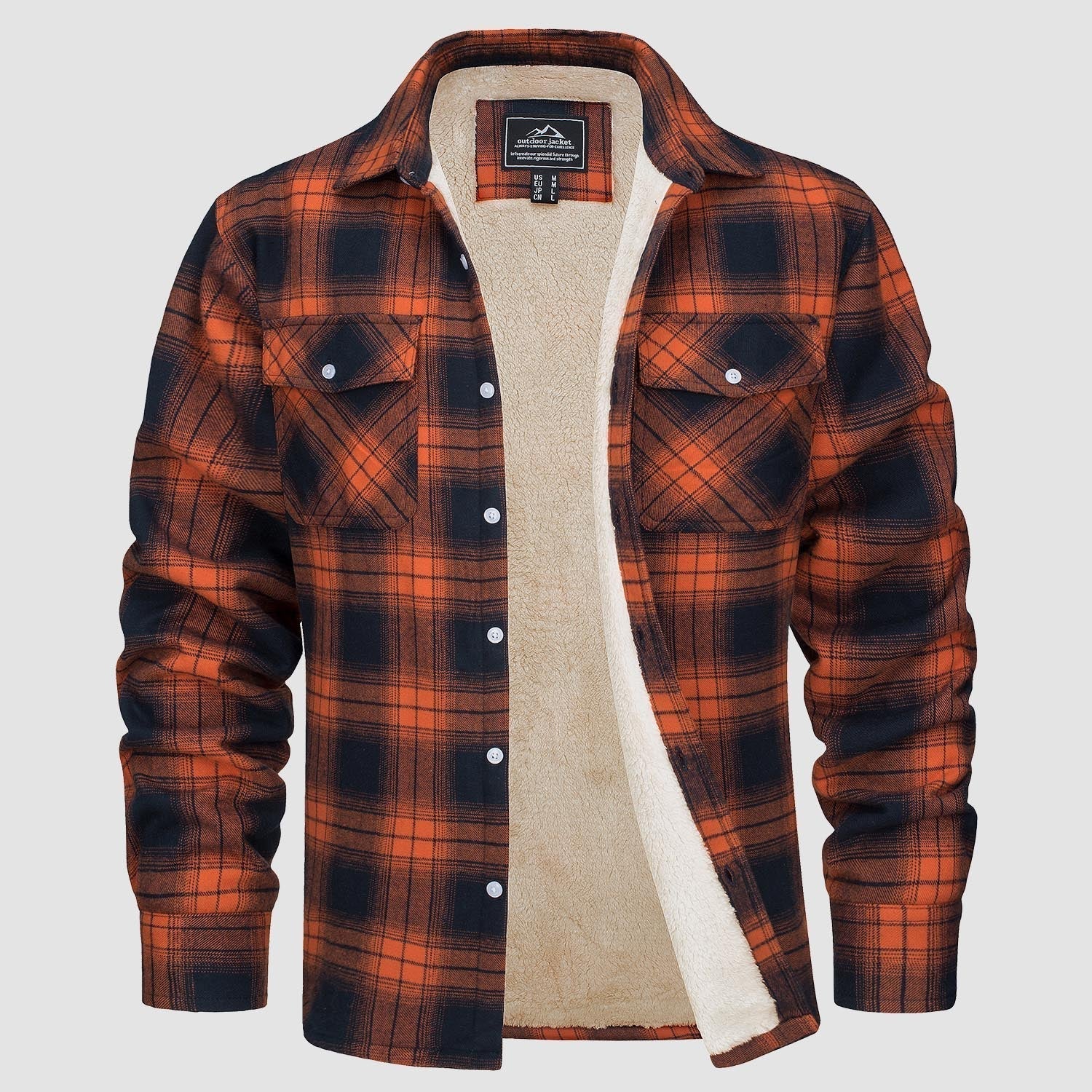 ARVI GEFÜTTERTES KAROHEMD JACKE - Image 8