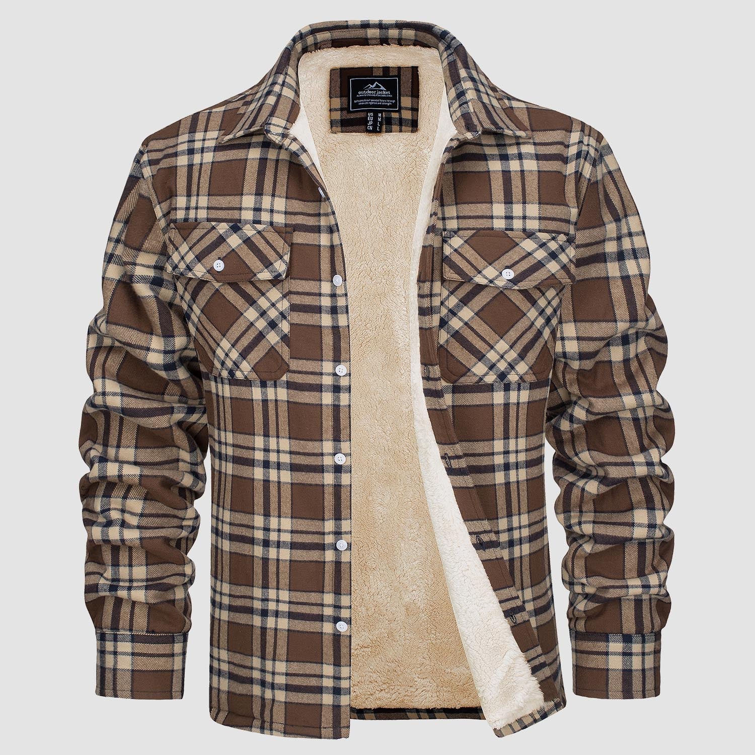 ARVI GEFÜTTERTES KAROHEMD JACKE - Image 9