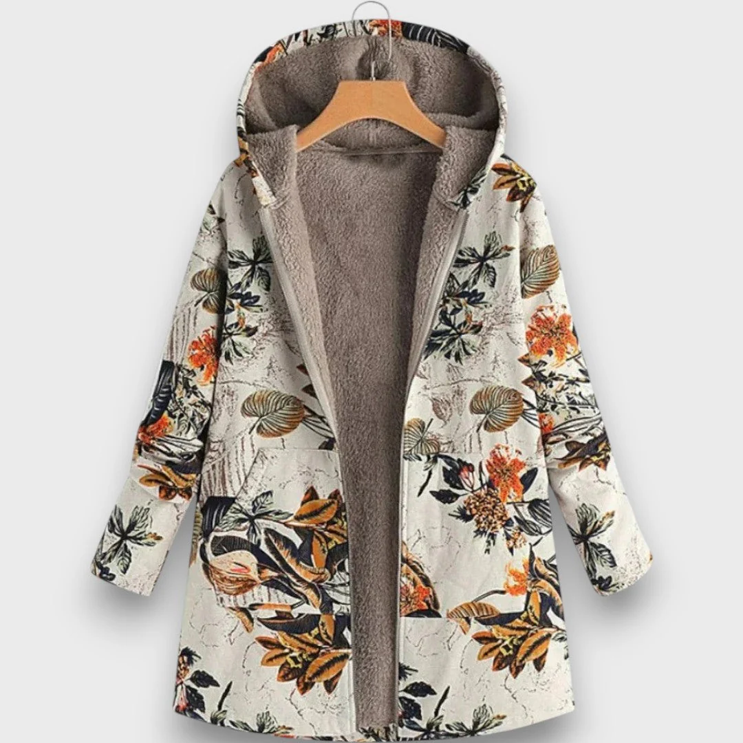 Arvienne – Fleecejacke mit Blumenmuster - Image 2
