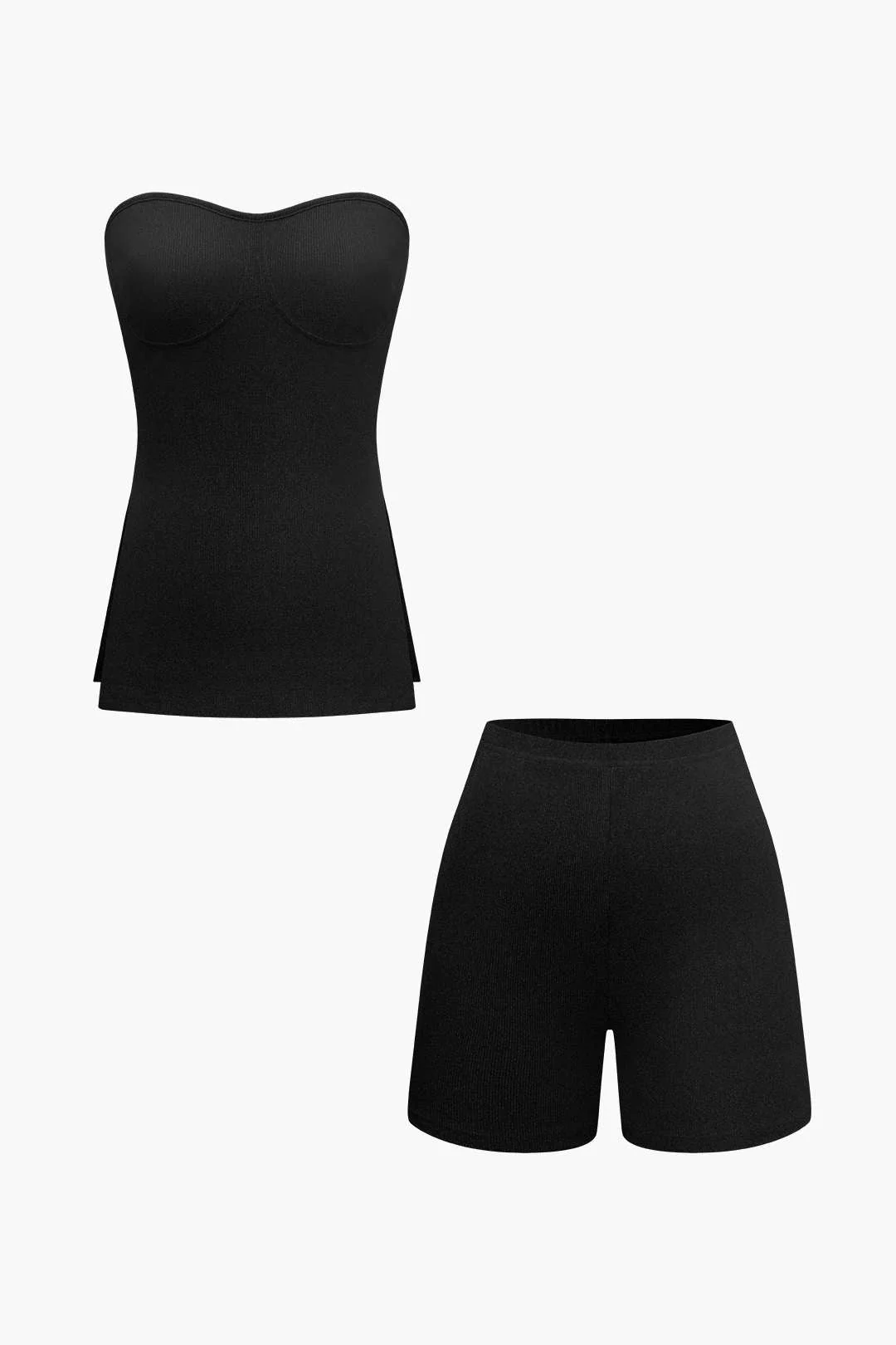 Athena | Elegantes Zweiteiler-Set mit Bustier-Top & Shorts - Image 52