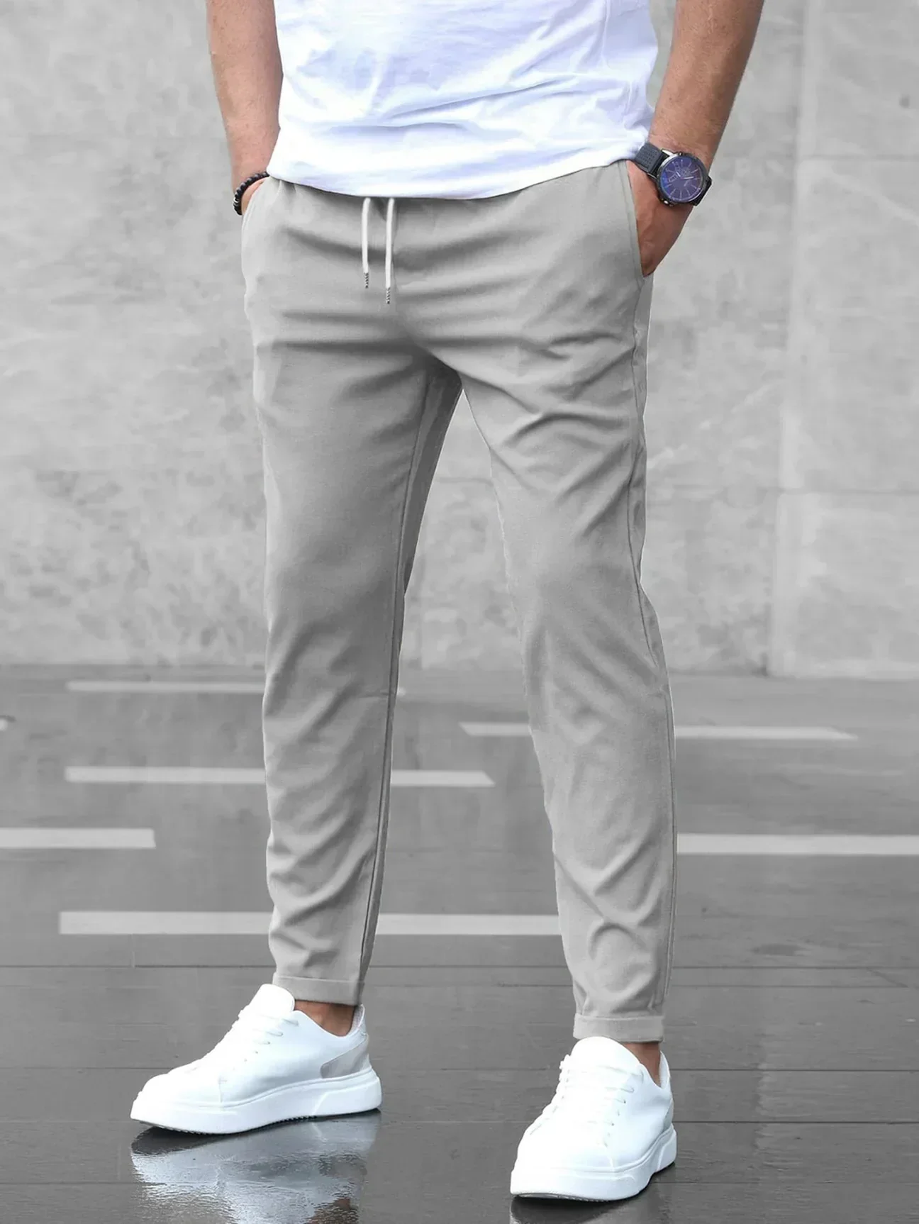 Atlden | Slim Fit Joggerhose mit Tunnelzug - Image 6