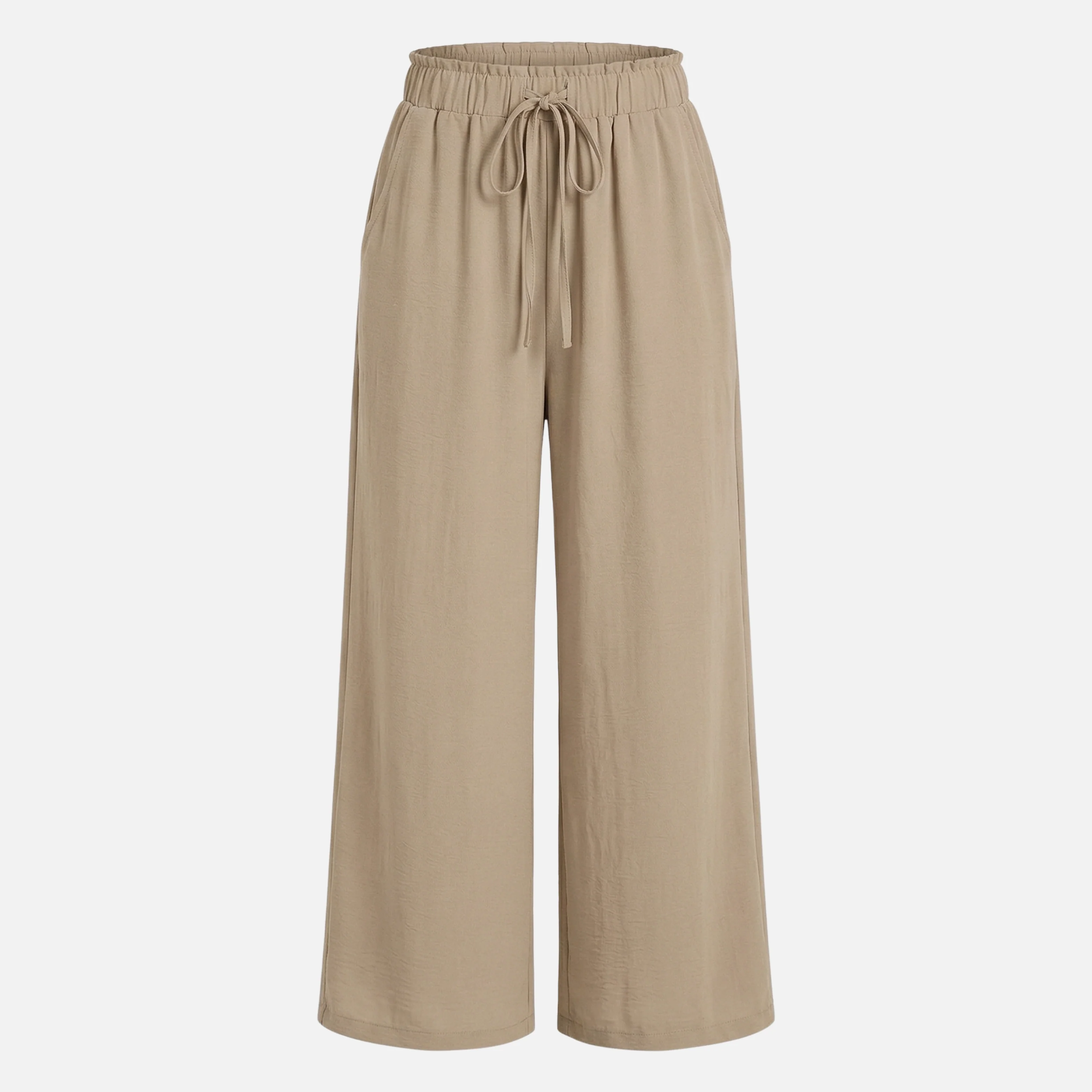 Linda | Damen Atmungsaktive Leinenhose Wide Leg Bund – Leinen Palazzo Damen - Image 7