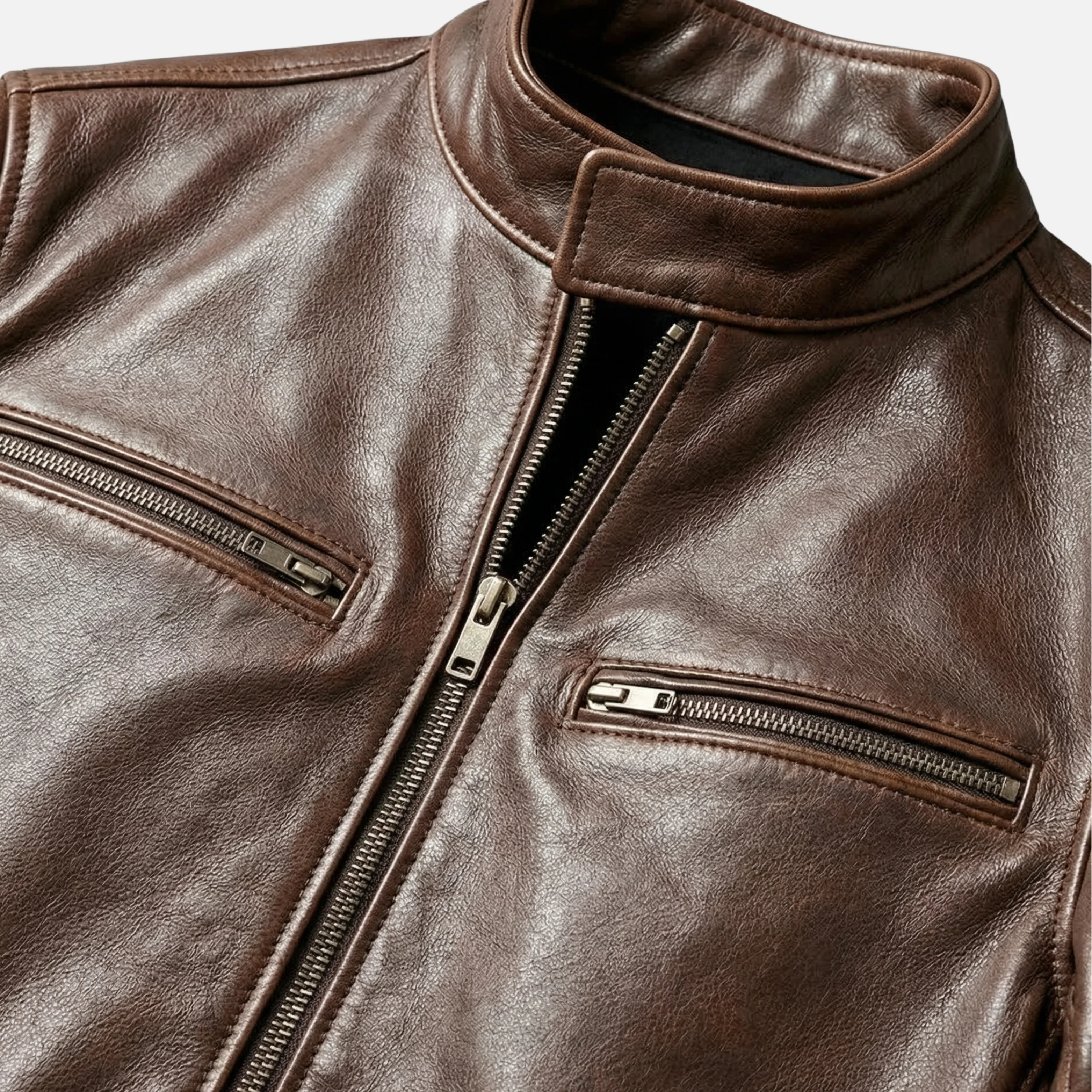 Alexander | Herren Atmungsaktive Vintage Jacke Baumwollfutter Reißverschluss – Vintage Jacke - Image 6