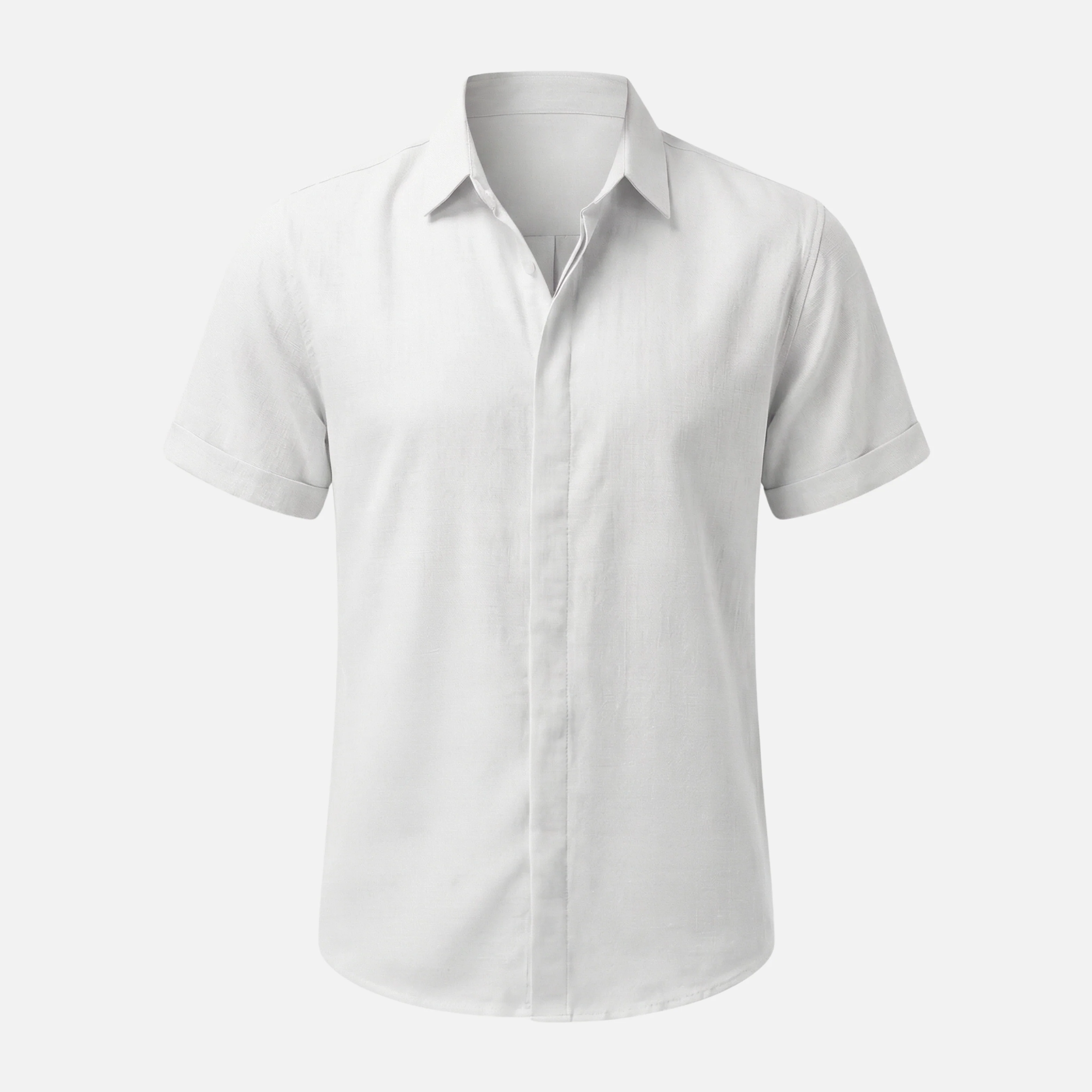Benjamin | Herren Atmungsaktives Kurzarmhemd Locker – Freizeit Hemd Herren Sommer - Image 10