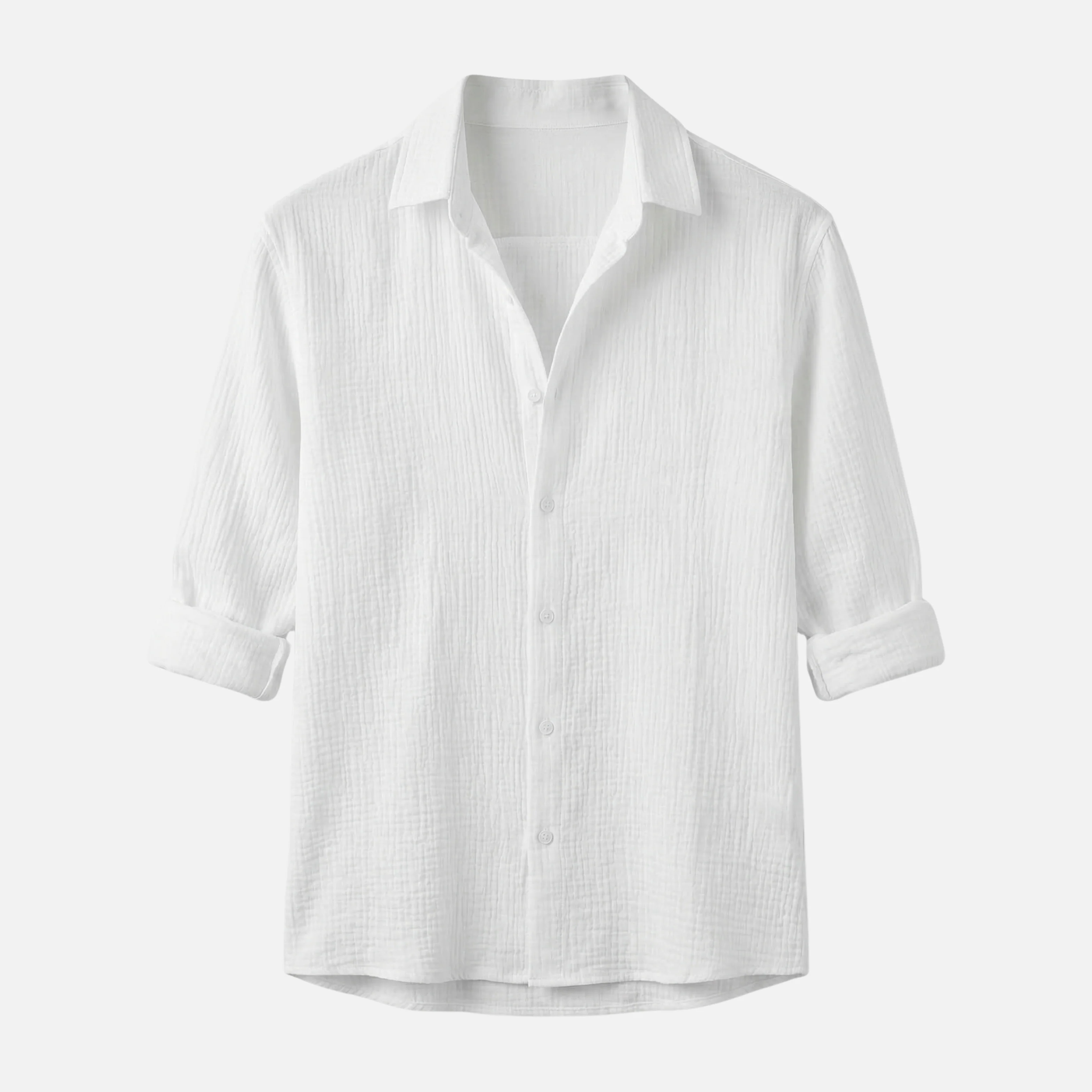 Thorsten | Herren Atmungsaktives Leinen Hemd Relaxed Fit Kragen – Leinen Hemd Kragen - Image 8