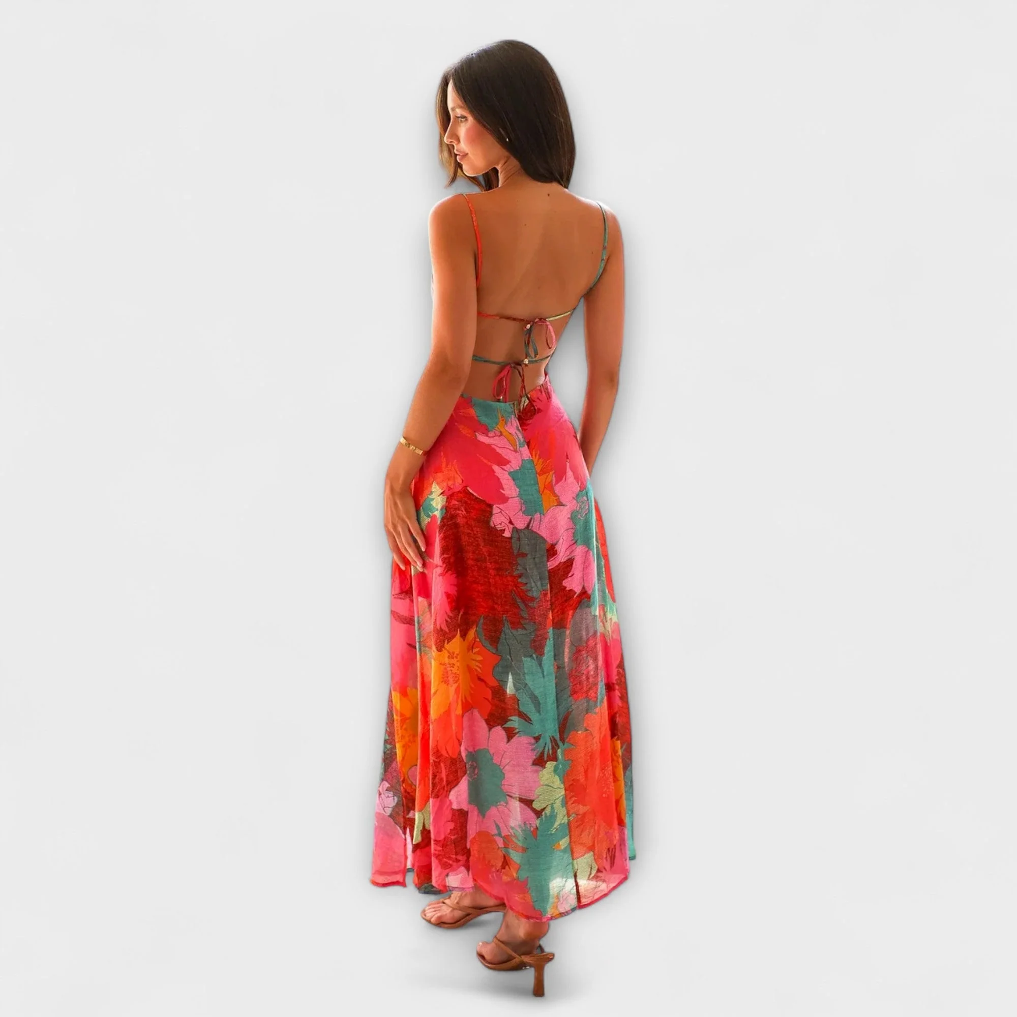 Audrey - Damenkleid mit floralem Design und Trägern - Elegant und Verführerisch - Image 6