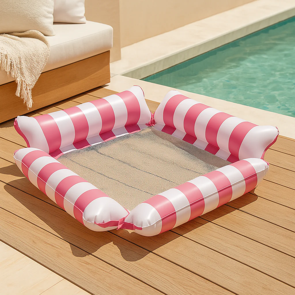 Aufblasbare Poolliege – Komfortable Schwimmliege für Erwachsene und Kinder - Image 4