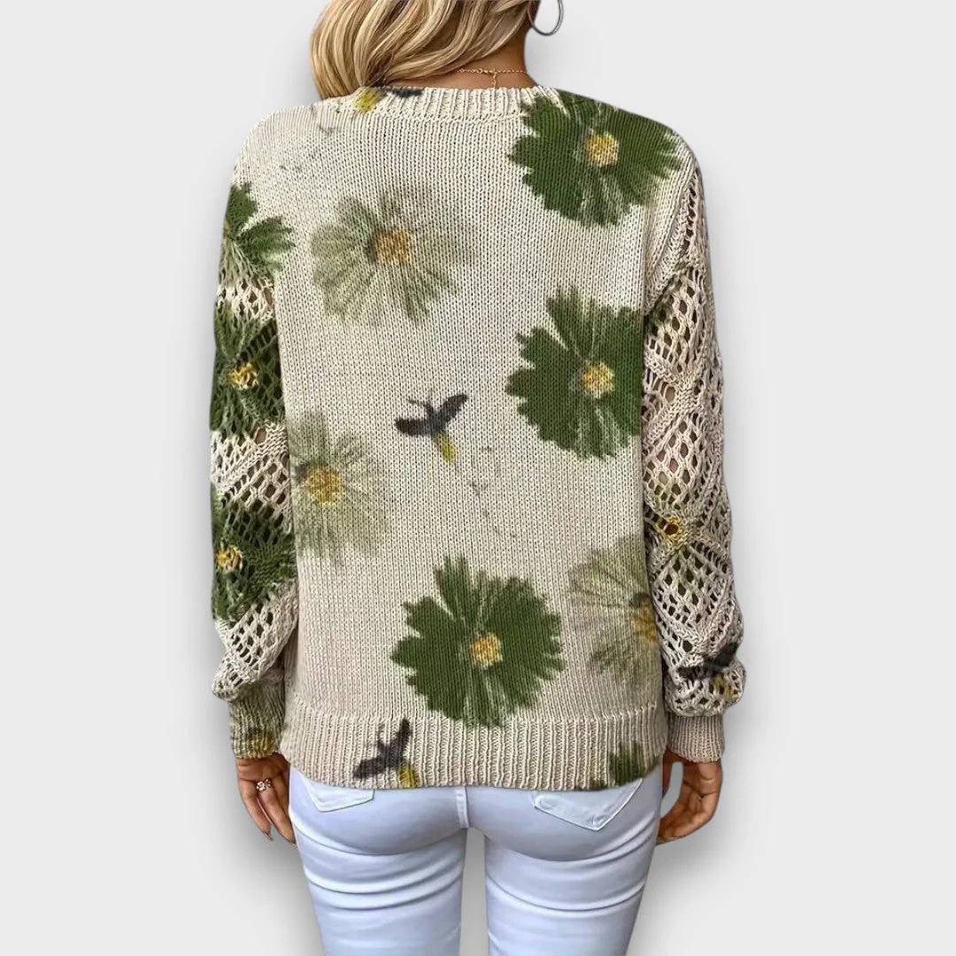 Aurelia – Eleganter Pullover mit Blumendesign - Image 9