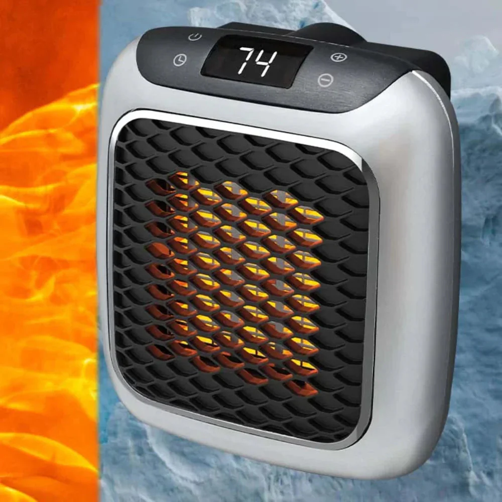 AureliaHeat | Kompakter Keramik-Heizlüfter für schnelle und gleichmäßige Wärme