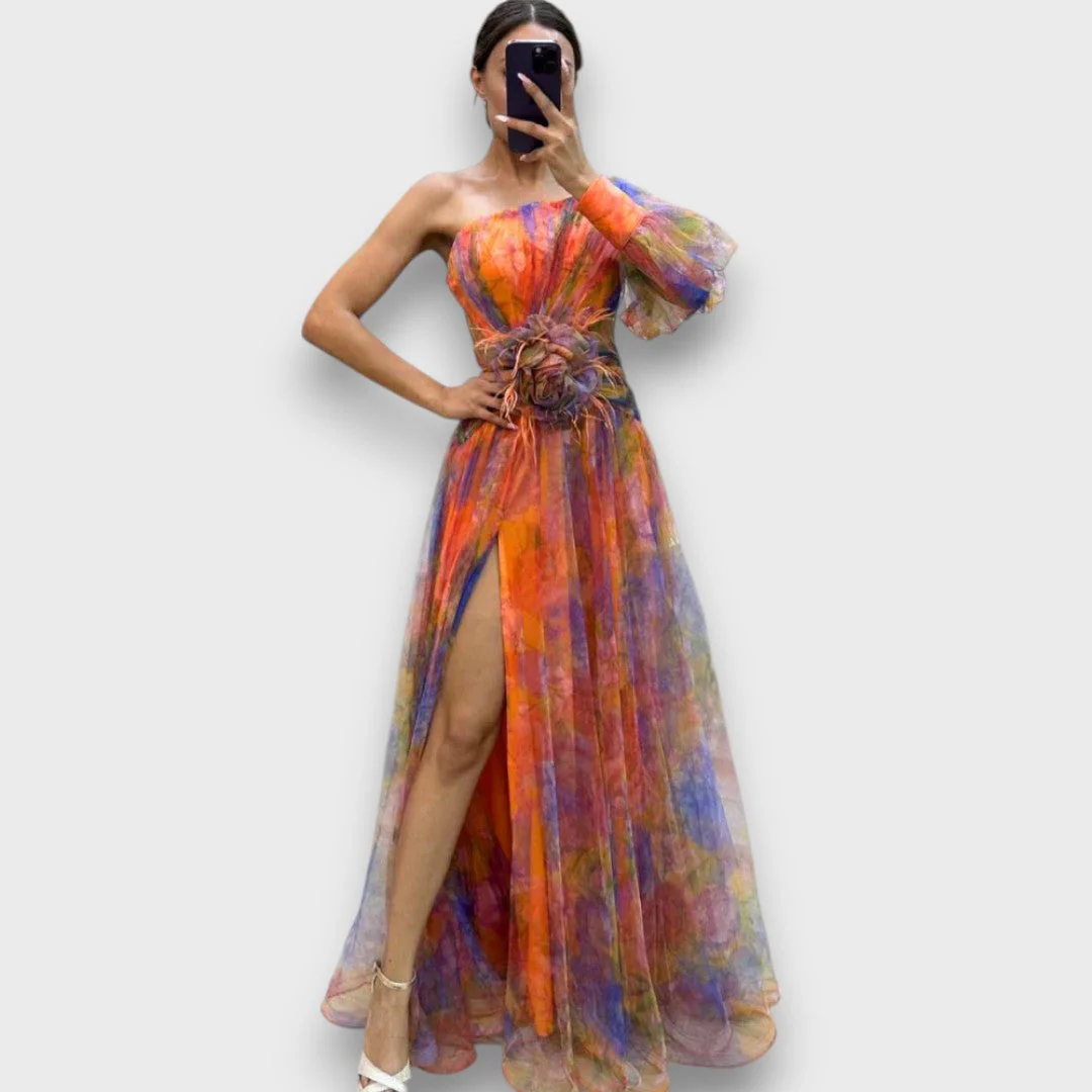 Aurielle – Maxikleid mit floraler - Image 5