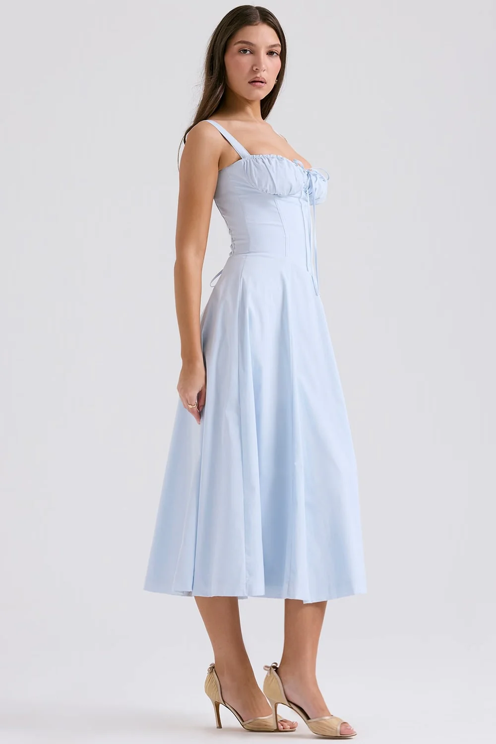 AURORA - Midikleid mit Schnürung - Image 3