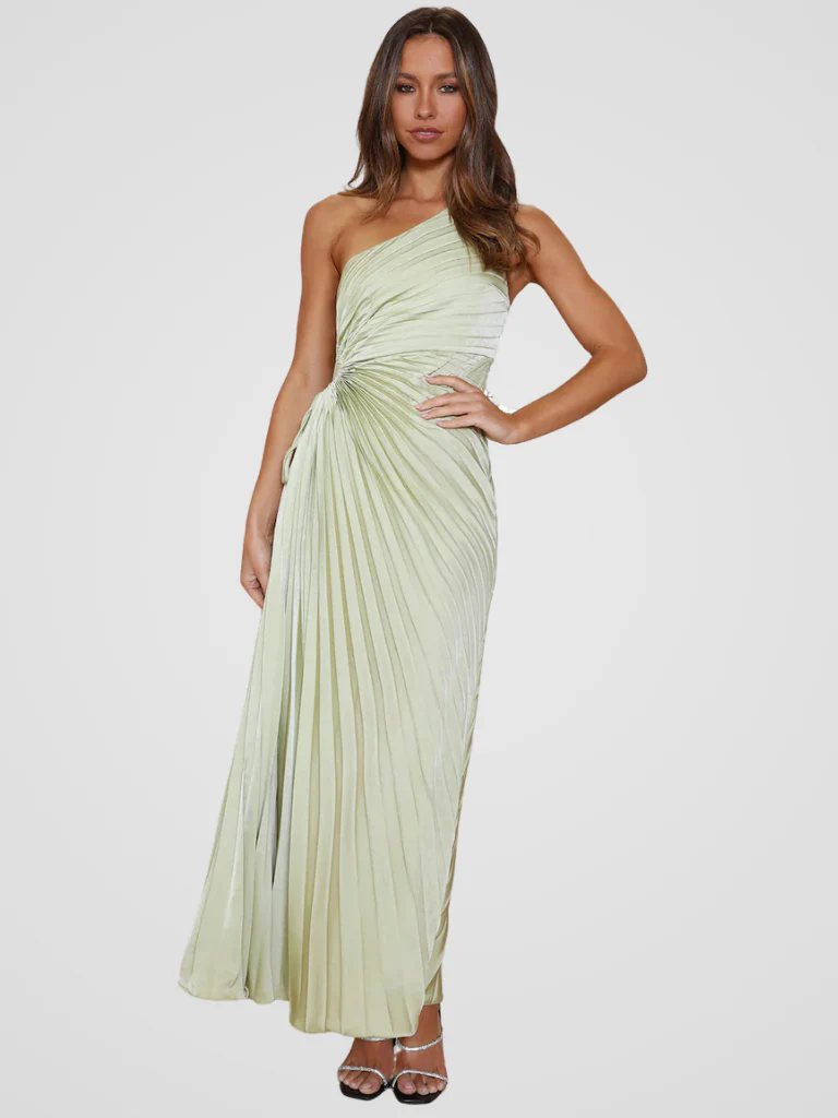 AURORA ONE SHOULDER PLISSEEKLEID - Image 14