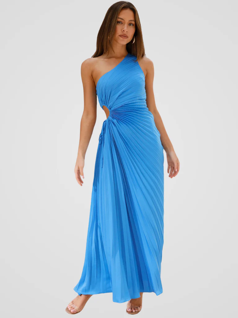 AURORA ONE SHOULDER PLISSEEKLEID - Image 20