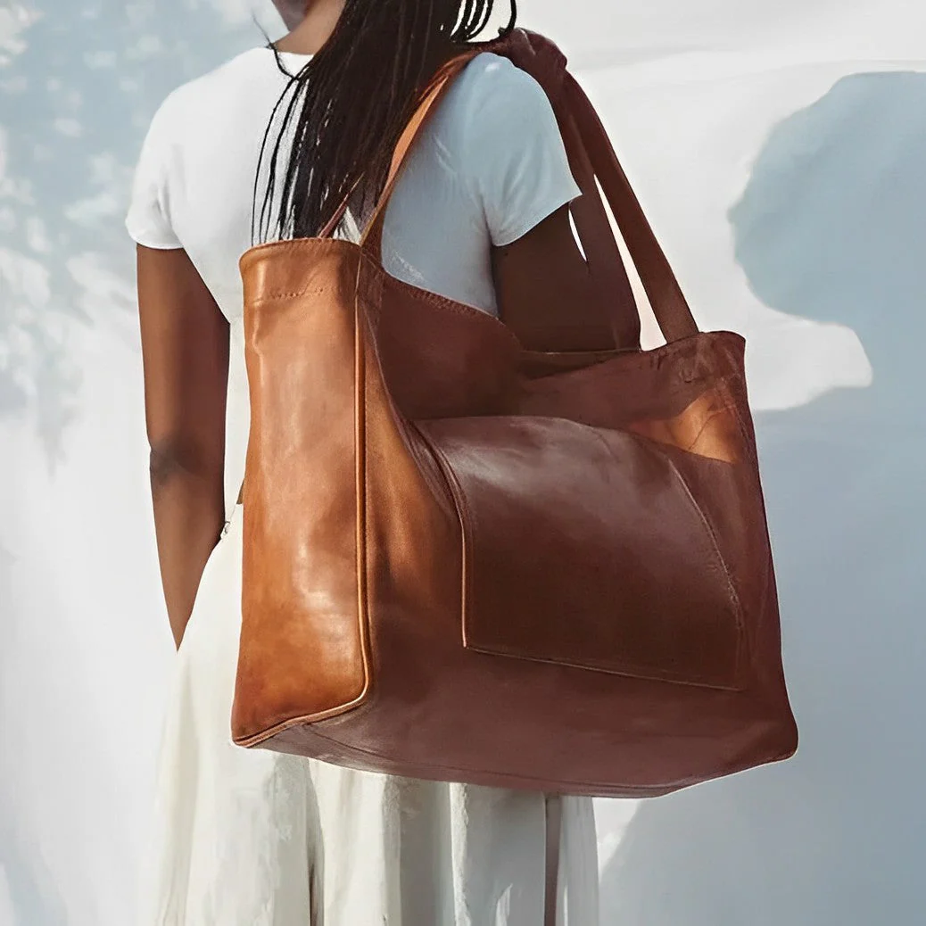Aurora | Vintage Leder-Schultertasche - Image 2
