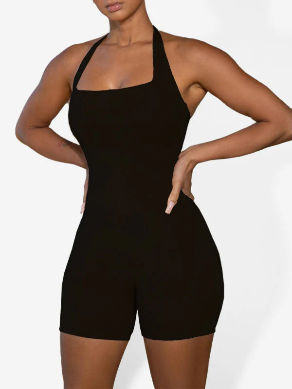 Ava | Halterneck-Shorts-Jumpsuit für Sport & Freizeit - Image 9