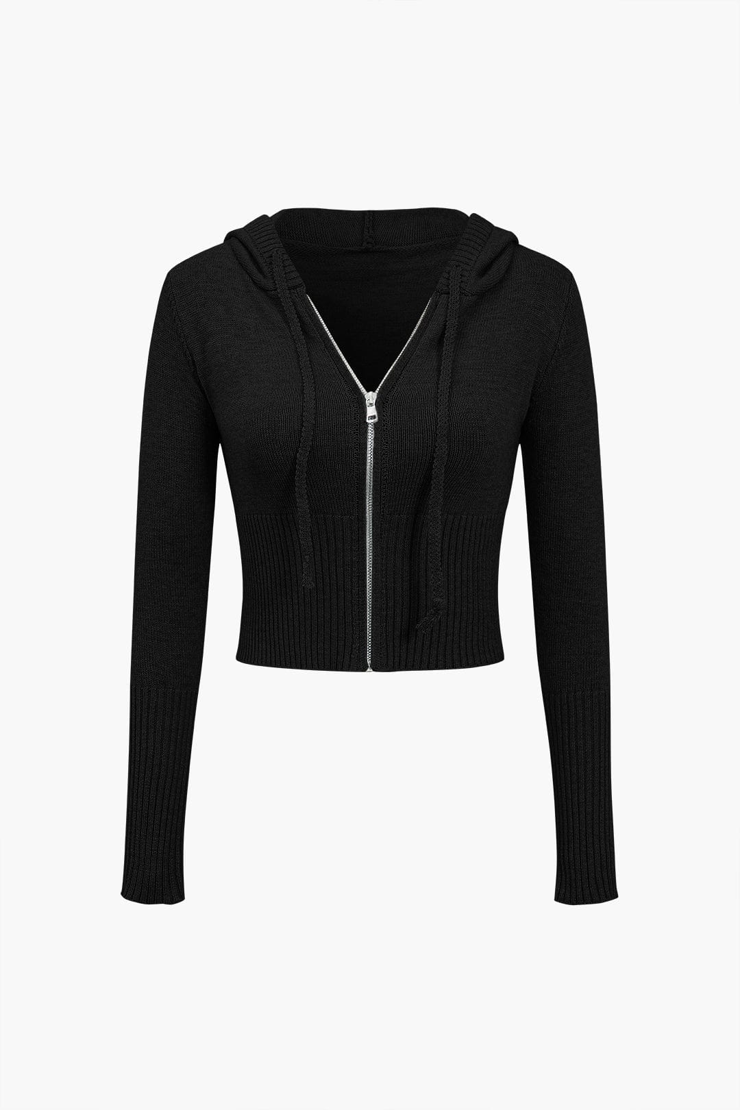 Ava | Strick-Set mit Kapuzenjacke & Schlaghose - Image 10