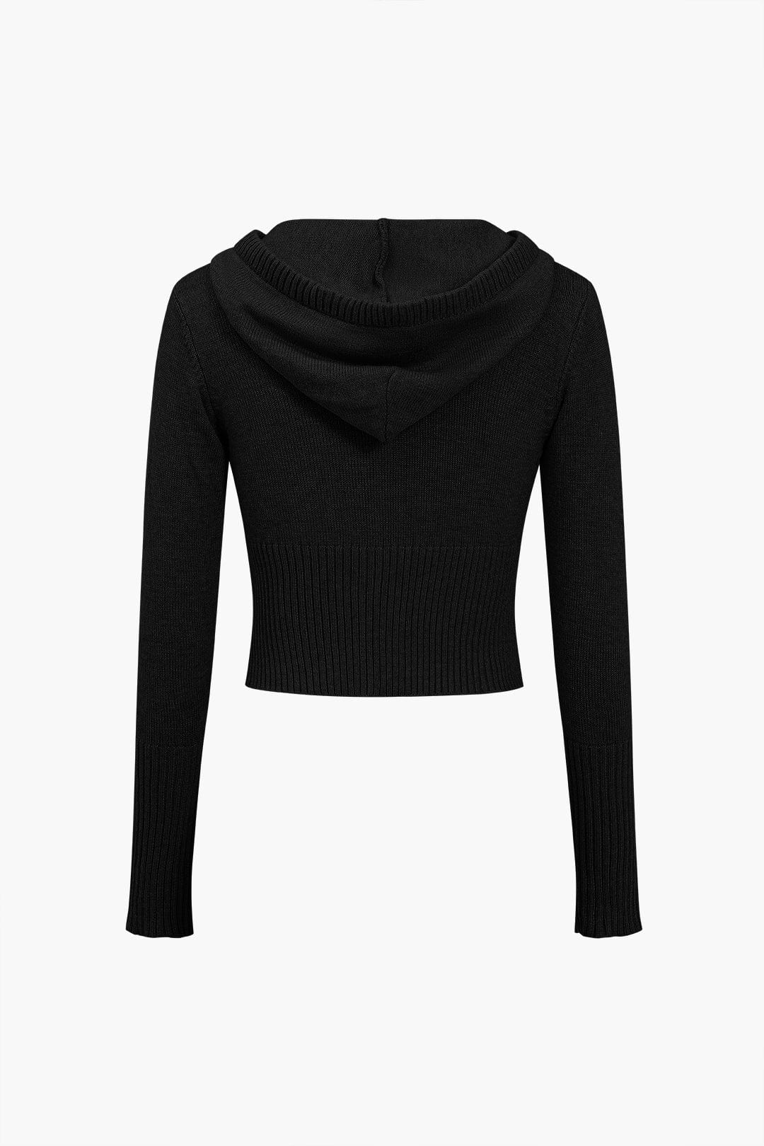 Ava | Strick-Set mit Kapuzenjacke & Schlaghose - Image 11