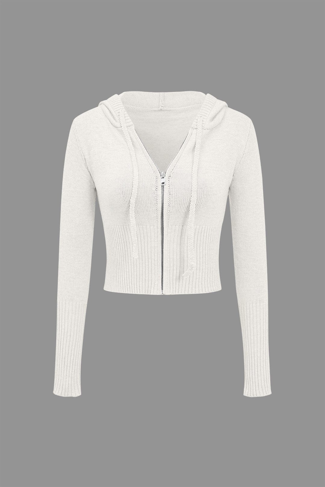 Ava | Strick-Set mit Kapuzenjacke & Schlaghose - Image 14