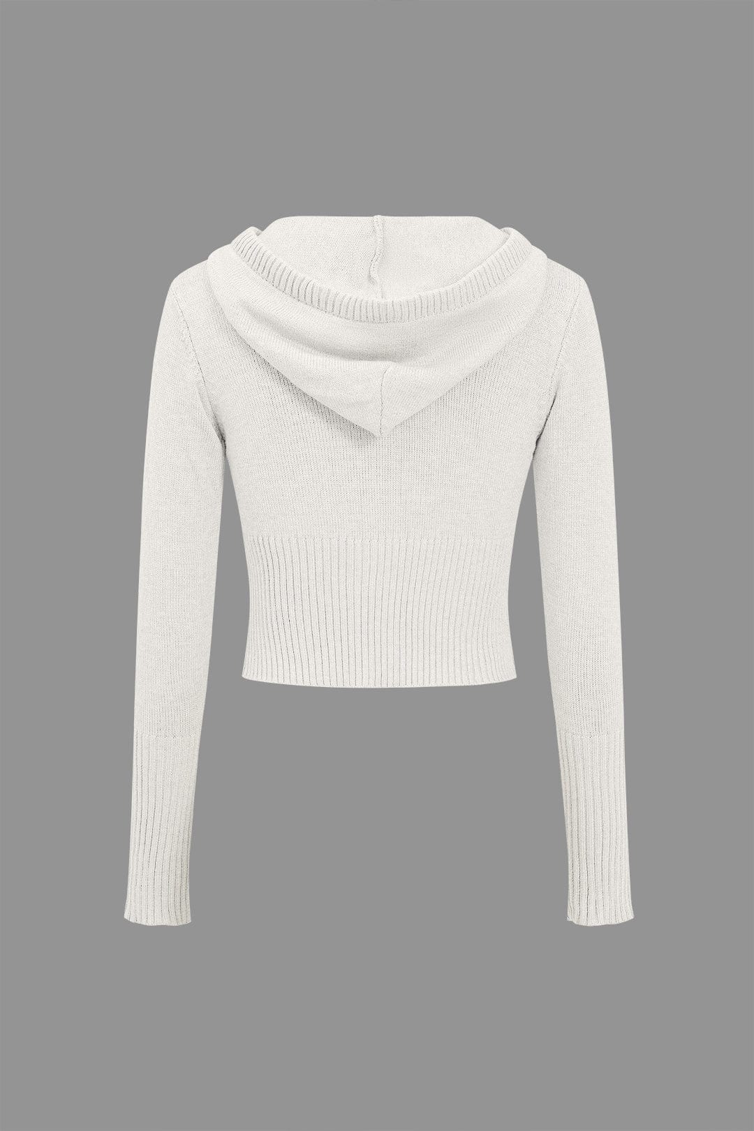 Ava | Strick-Set mit Kapuzenjacke & Schlaghose - Image 15