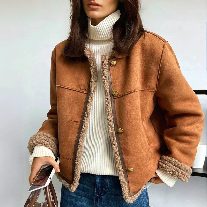 Ava – Stylische Shearling-Jacke für warme & moderne Winter-Looks - Image 4