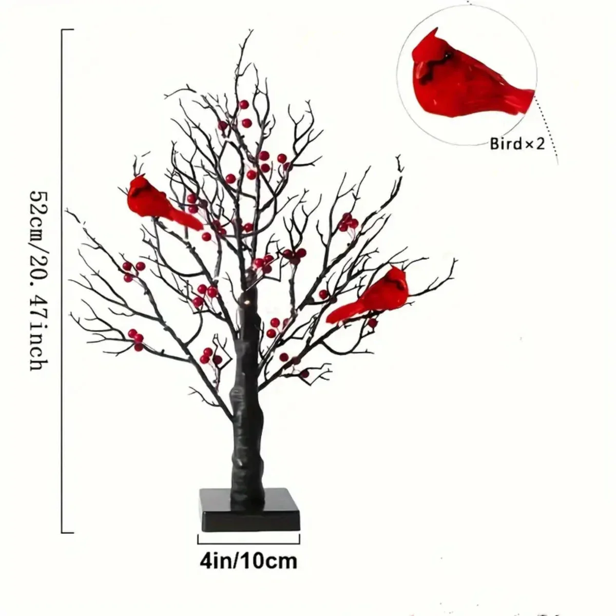 Avelena | BirdPine Classic – Der leuchtende Vintage-Weihnachtsbaum voller Nostalgie - Image 6