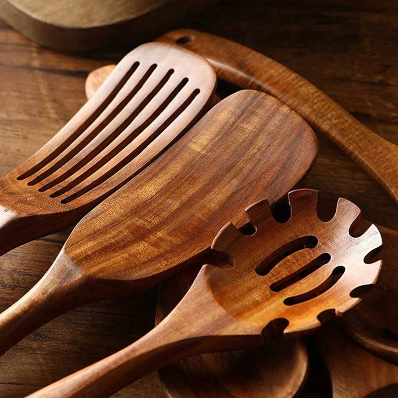 Avelena | Ecochef – Set von Teak Küchenutensilien - Image 3