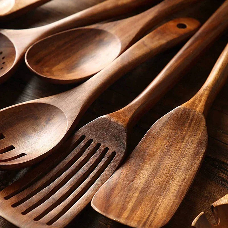 Avelena | Ecochef – Set von Teak Küchenutensilien - Image 4